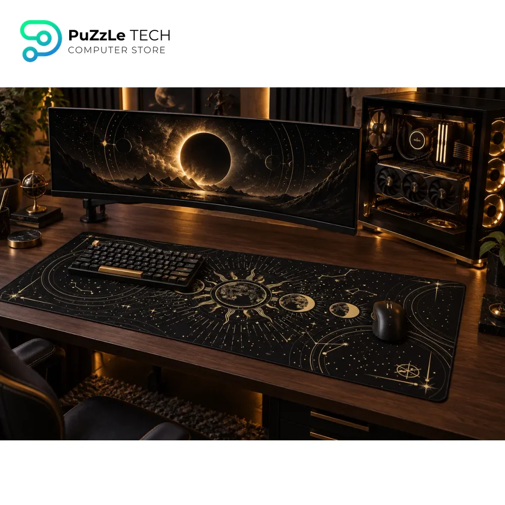 CTRL MOUSE PAD GAMING 90 X 40mm Space Trip - 4.2mm ThickNess - Waterproof 4