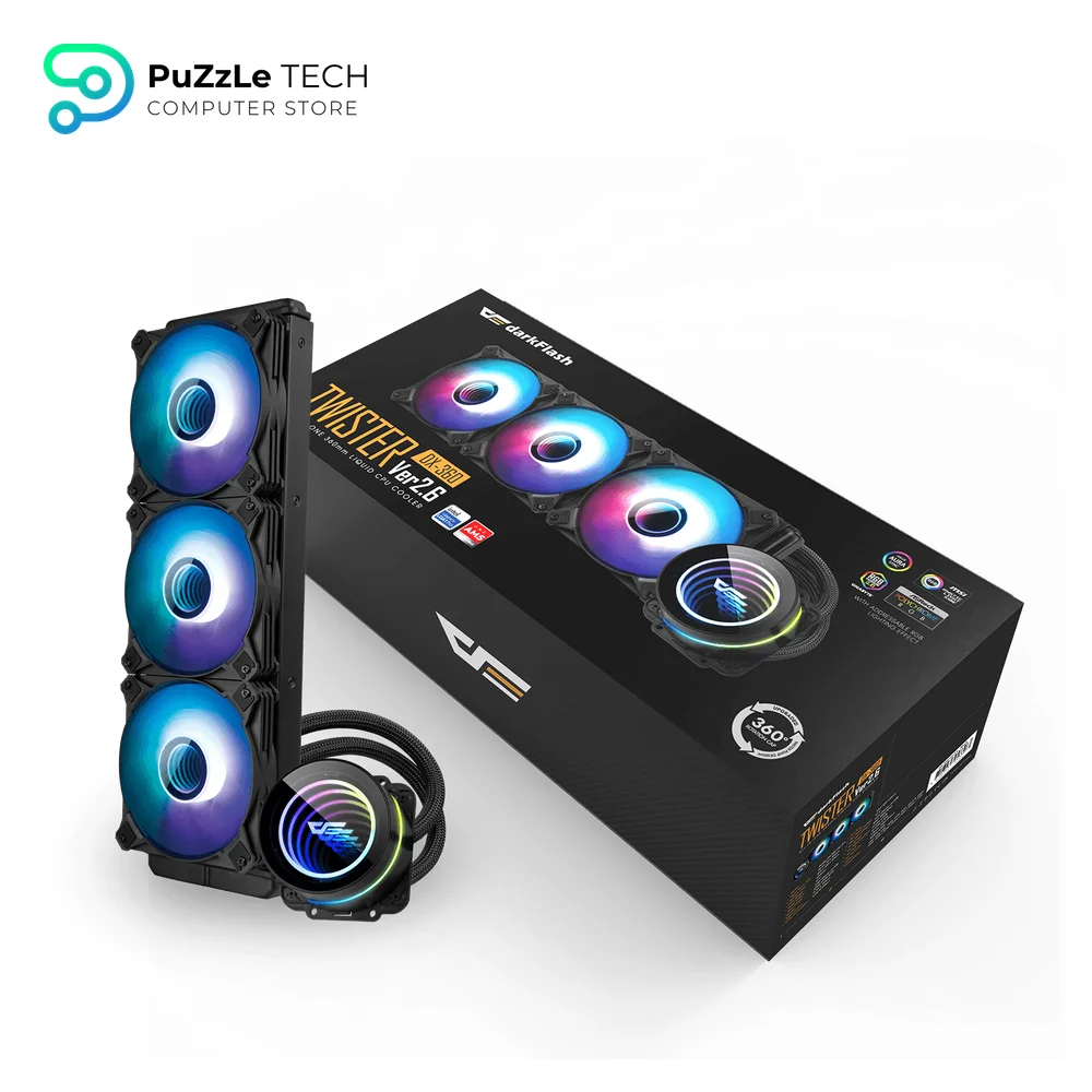 DarkFlash Twister DXV26 360 Liquid Black