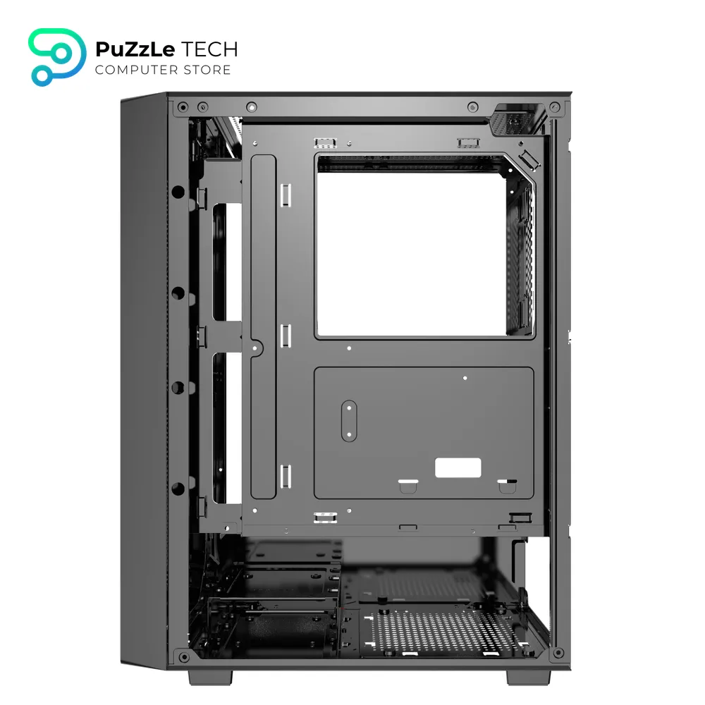 DarkFlash A305 ATX PC Case 4FAN CL6 + PSU GP650 +80 BRONZE - Black 8