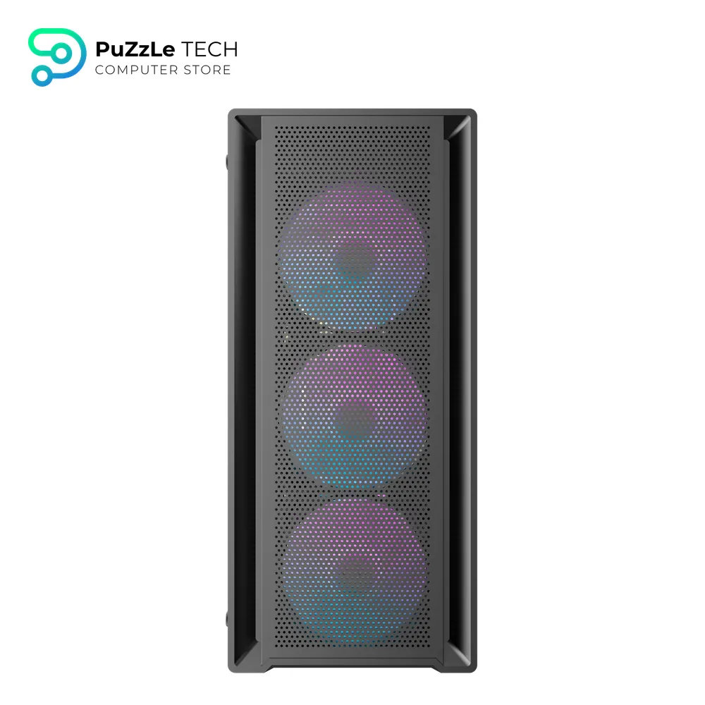DarkFlash A305 ATX PC Case 4FAN CL6 + PSU GP650 +80 BRONZE - Black 4