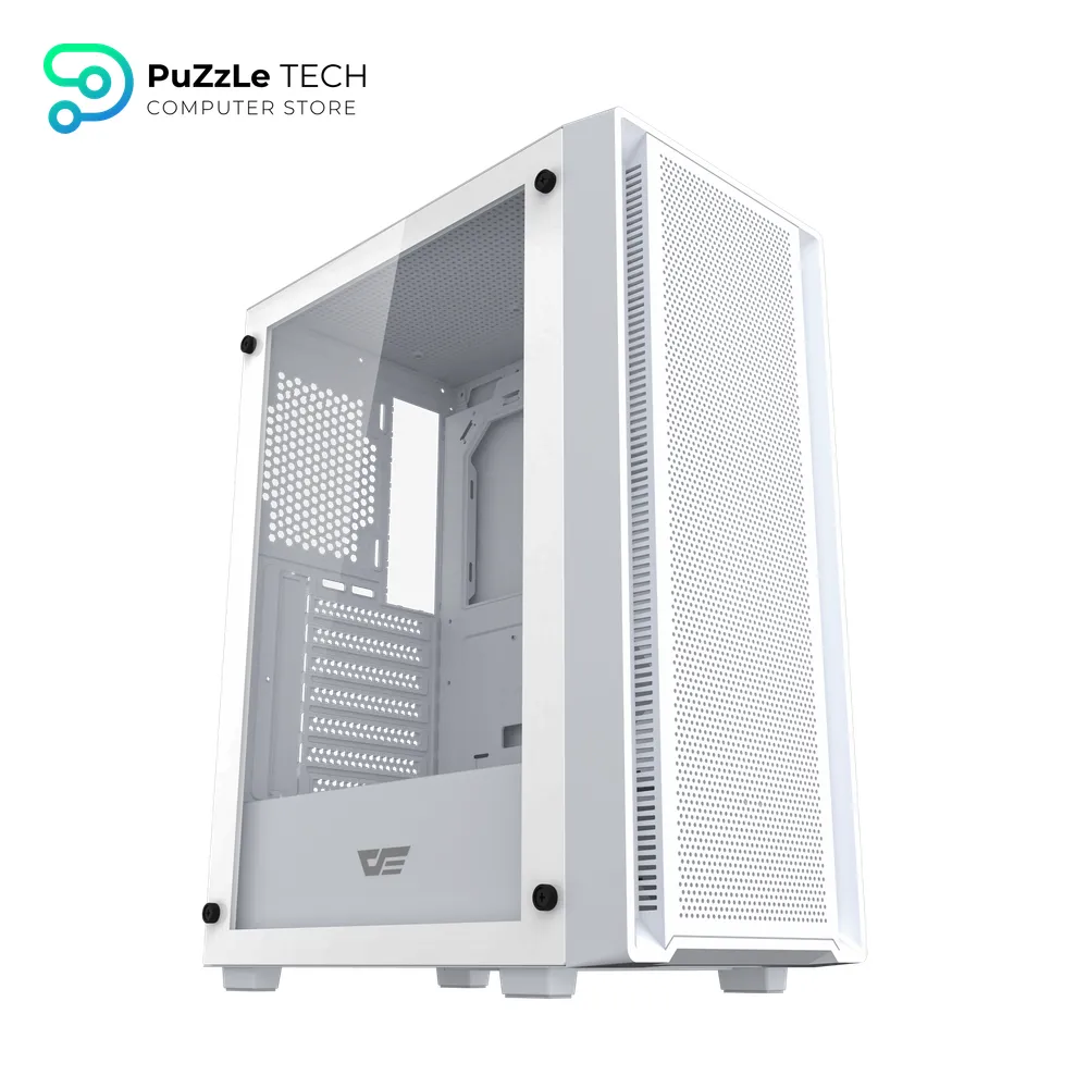 DarkFlash A305 ATX PC Case 4FAN CL6 + PSU GP650 +80 BRONZE - White 9