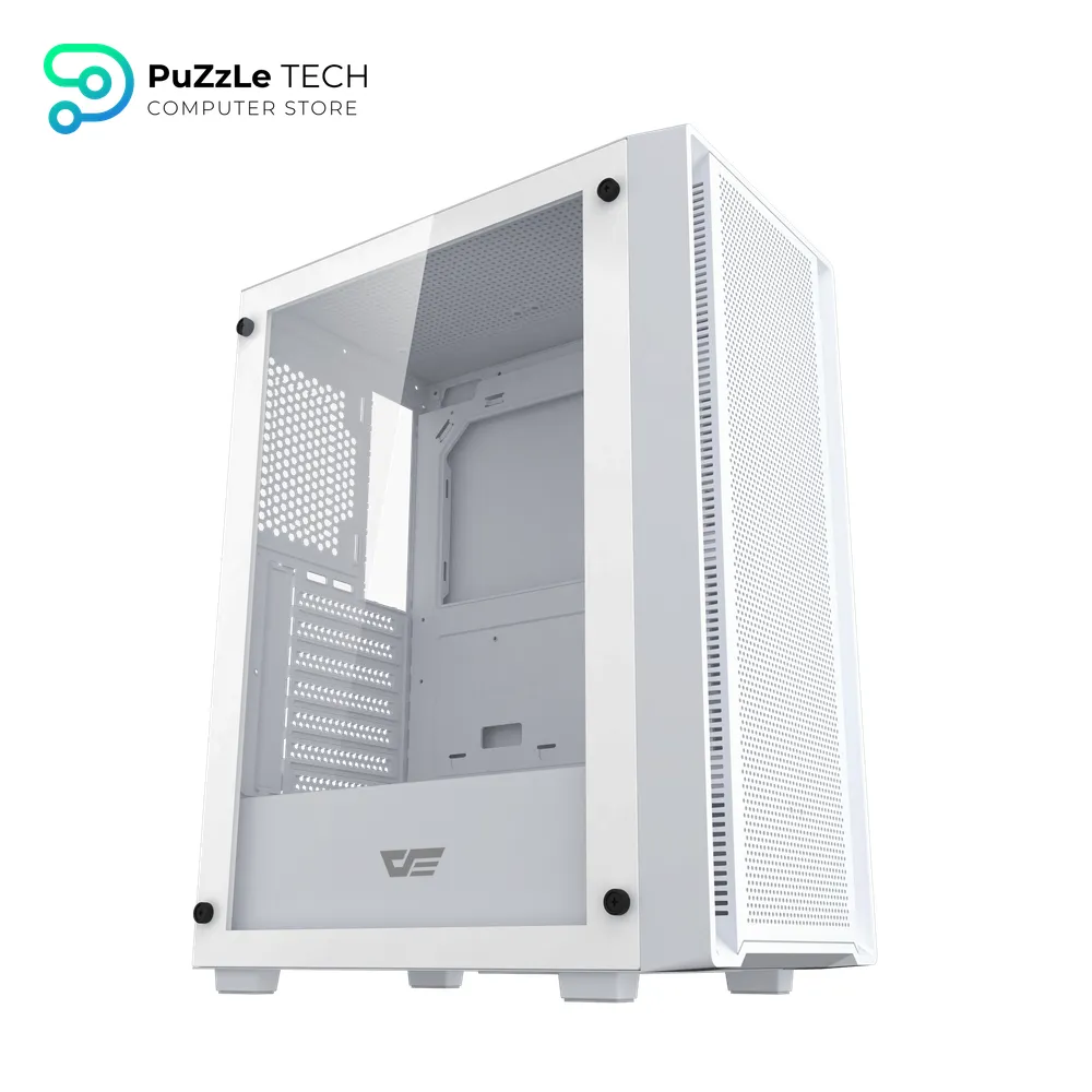 DarkFlash A305 ATX PC Case 4FAN CL6 + PSU GP650 +80 BRONZE - White 10