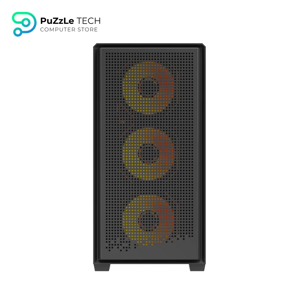 DarkFlash C365 Mesh E-ATX PC Case - 4 x CL6 Fans & 650W PSU  5