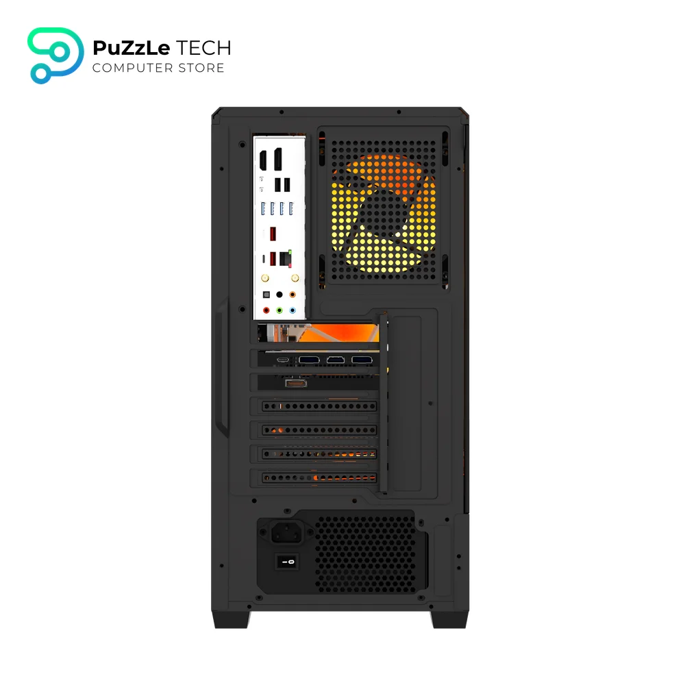 DarkFlash C365 Mesh E-ATX PC Case - 4 x CL6 Fans & 650W PSU  6