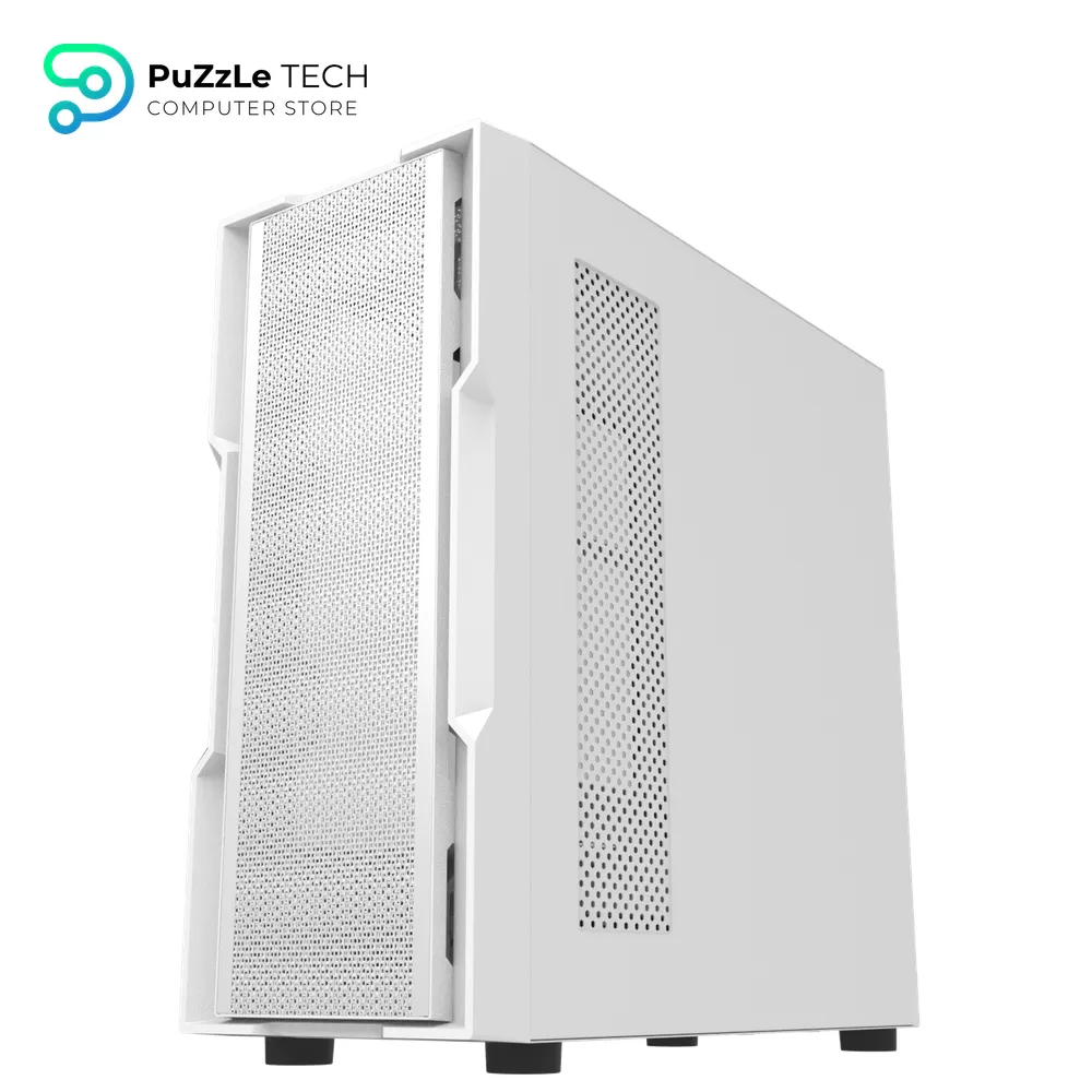 DarkFlash DK431 E-ATX PC Case 4FAN CL6 + PSU GP750 +80 BRONZE - White 3