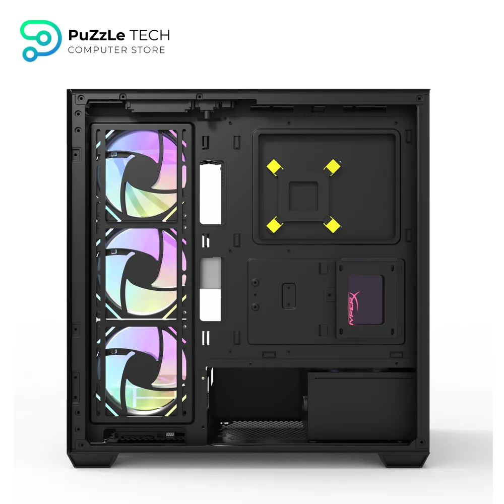 DarkFlash DS900 ATX PC Case 4FAN DM20 + APC1 FAN HUB + PSU GP750 +80 BRONZE - Black 4