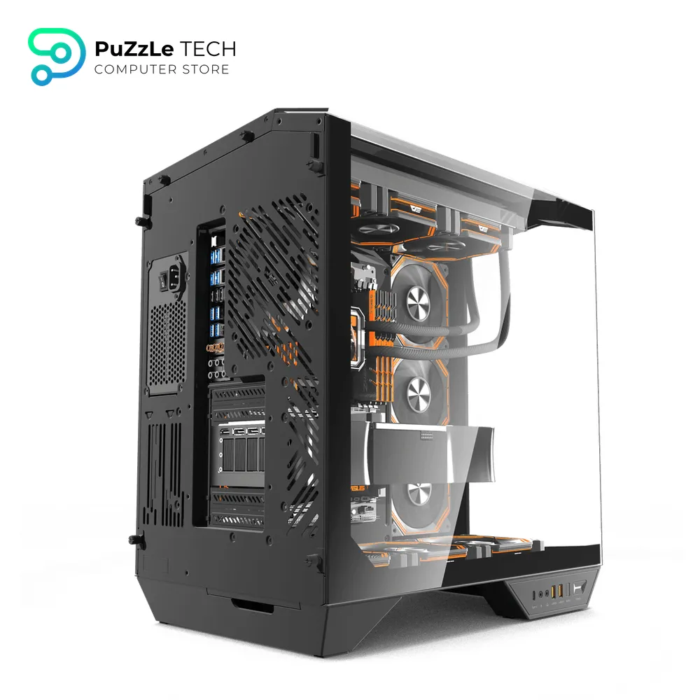 DarkFlash DY470 ATX PC Case Black +7 x DarkFlash INF34R 120MM PC Case Fan 5