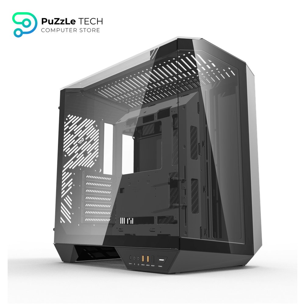 DarkFlash DY470 ATX PC Case Black +7 x DarkFlash INF34R 120MM PC Case Fan 7