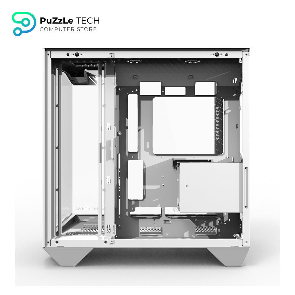 DarkFlash DY470 ATX PC Case White +7 x DarkFlash INF34R 120MM PC Case Fan 11