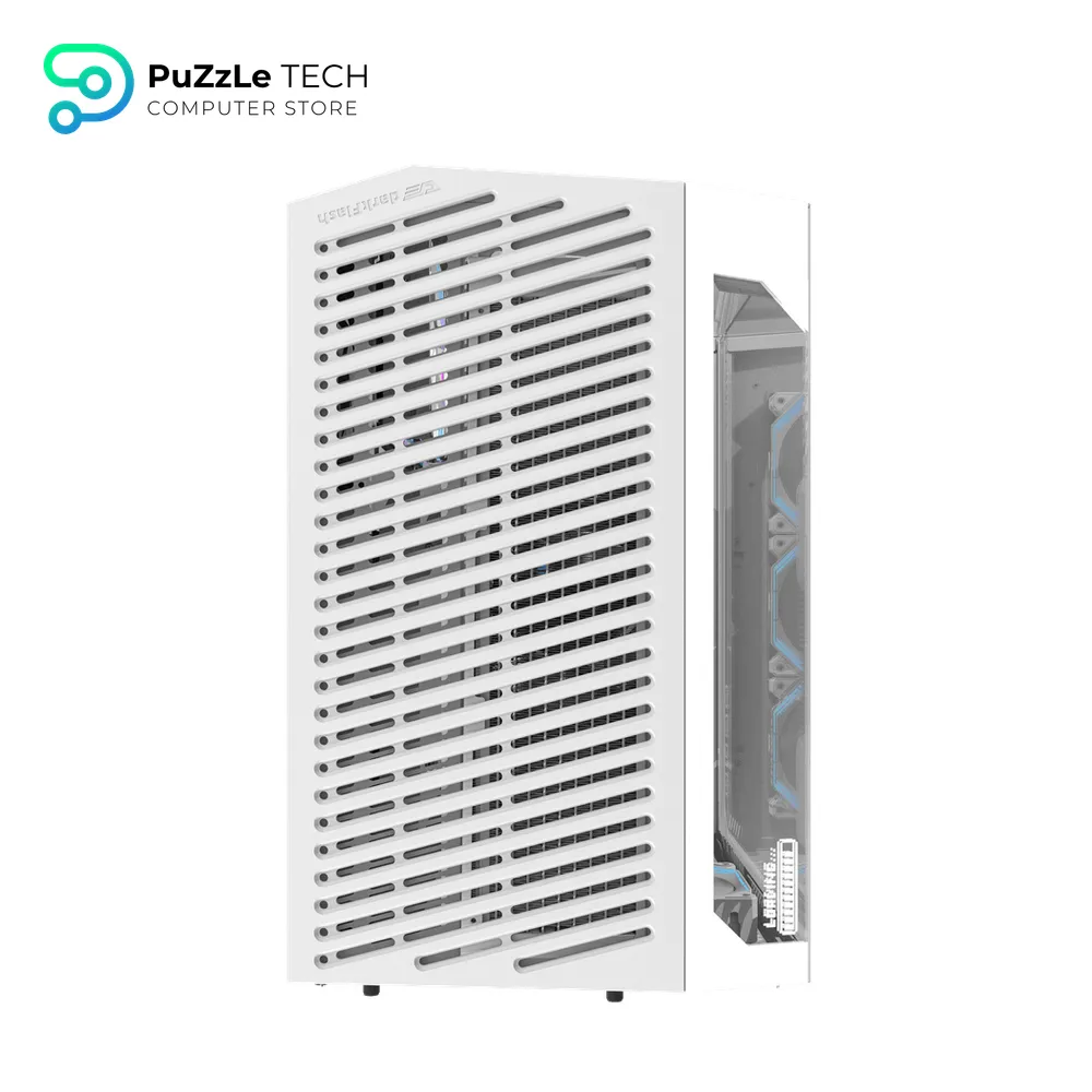 DarkFlash DY470 ATX PC Case White +7 x DarkFlash INF34R 120MM PC Case Fan 7