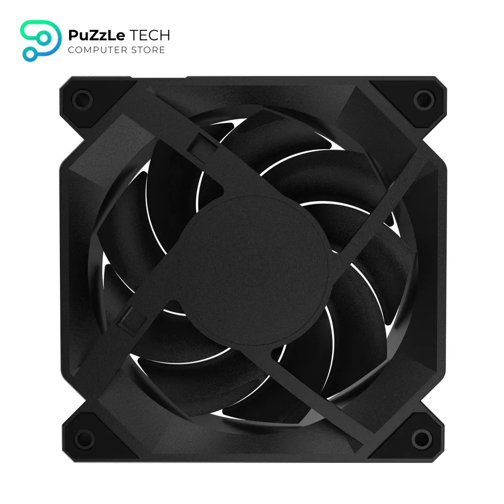DarkFlash INF34R 120MM PC Case Fan - Up To 2000RPM Cooling - 4-Pin PWM - ARGB CPU Cooling Computer Fan - (Reversed - Black) 4
