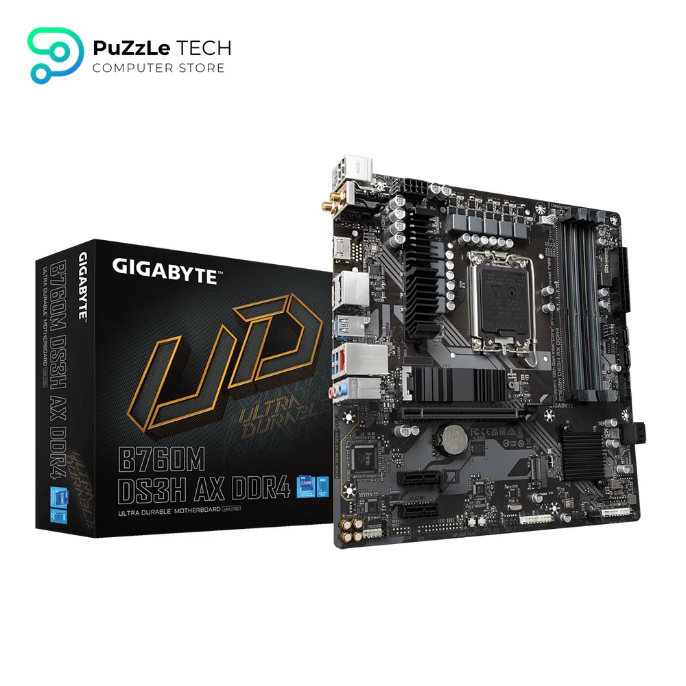 GIGABYTE B760M DS3H AX DDR4 Socket LGA 1700 Motherboard