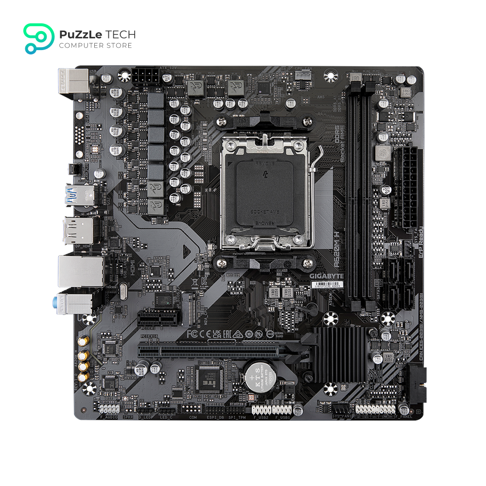 Gigabyte A620M H DDR5 AM5 M-ATX Motherboard 2