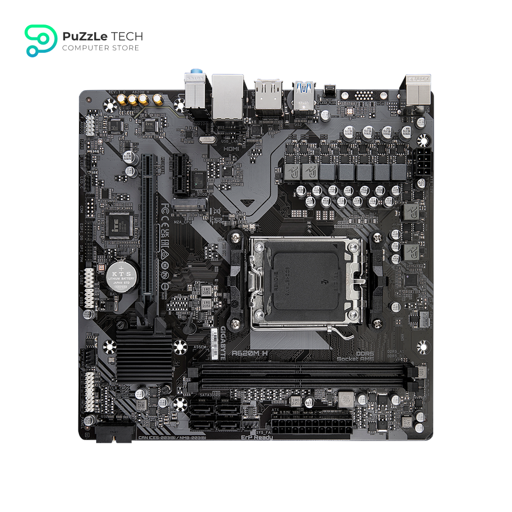 Gigabyte A620M H DDR5 AM5 M-ATX Motherboard 4