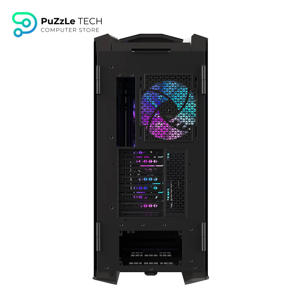 GIGABYTE AORUS C601 GLASS Mid-Tower - Tempered Glass Panel & 4x 140mm ARGB Fans - 420mm GPU Clearance - 420mm Radiator Support & USB 3.1 Gen 2 Type-C 4
