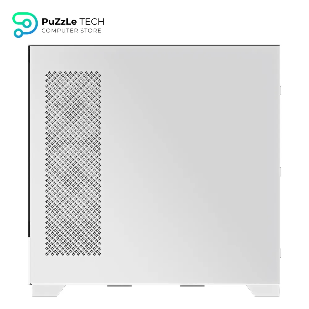GIGABYTE GB-C201PI PANORAMIC ICE Mid Tower Gaming Cabinet - High-Airflow Mesh Front Panel - Tempered Glass Side - ATX - Micro ATX - Mini ITX Support - USB 3.0 - Sleek Black Design - Clean Cable Management 7