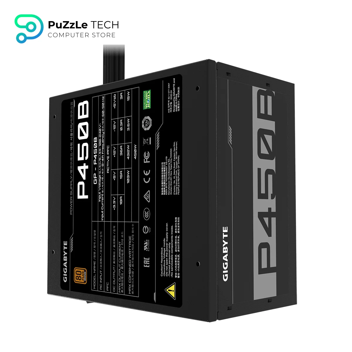 GIGABYTE GP-P450B 80 Plus Bronze Power Supply 4