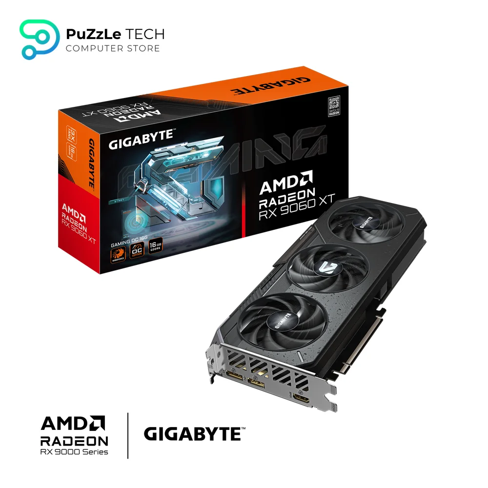 GIGABYTE Radeon RX 9060 XT Gaming OC 16G GDDR6 2