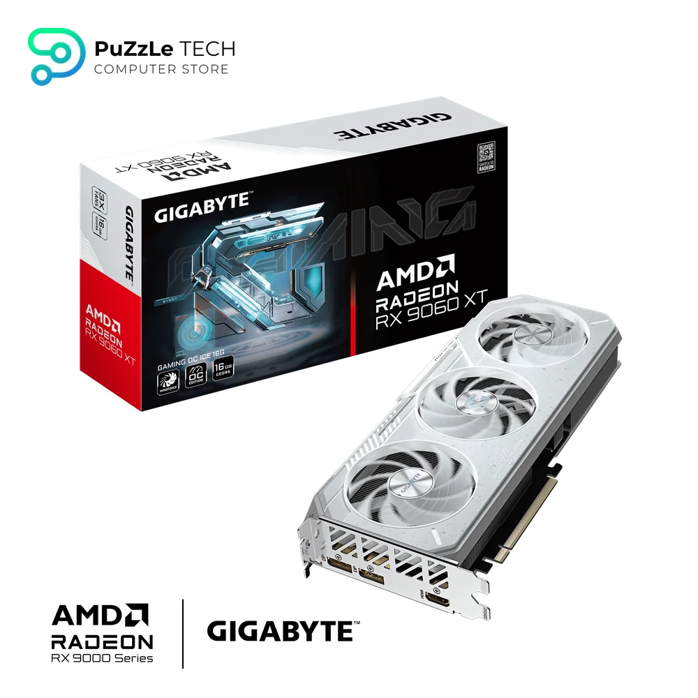 GIGABYTE Radeon RX 9060 XT Gaming OC ICE 16G 2