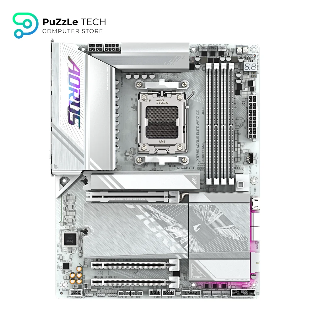 Gigabyte X870E AORUS ELITE WiFi7 ICE AMD AM5 Motherboard