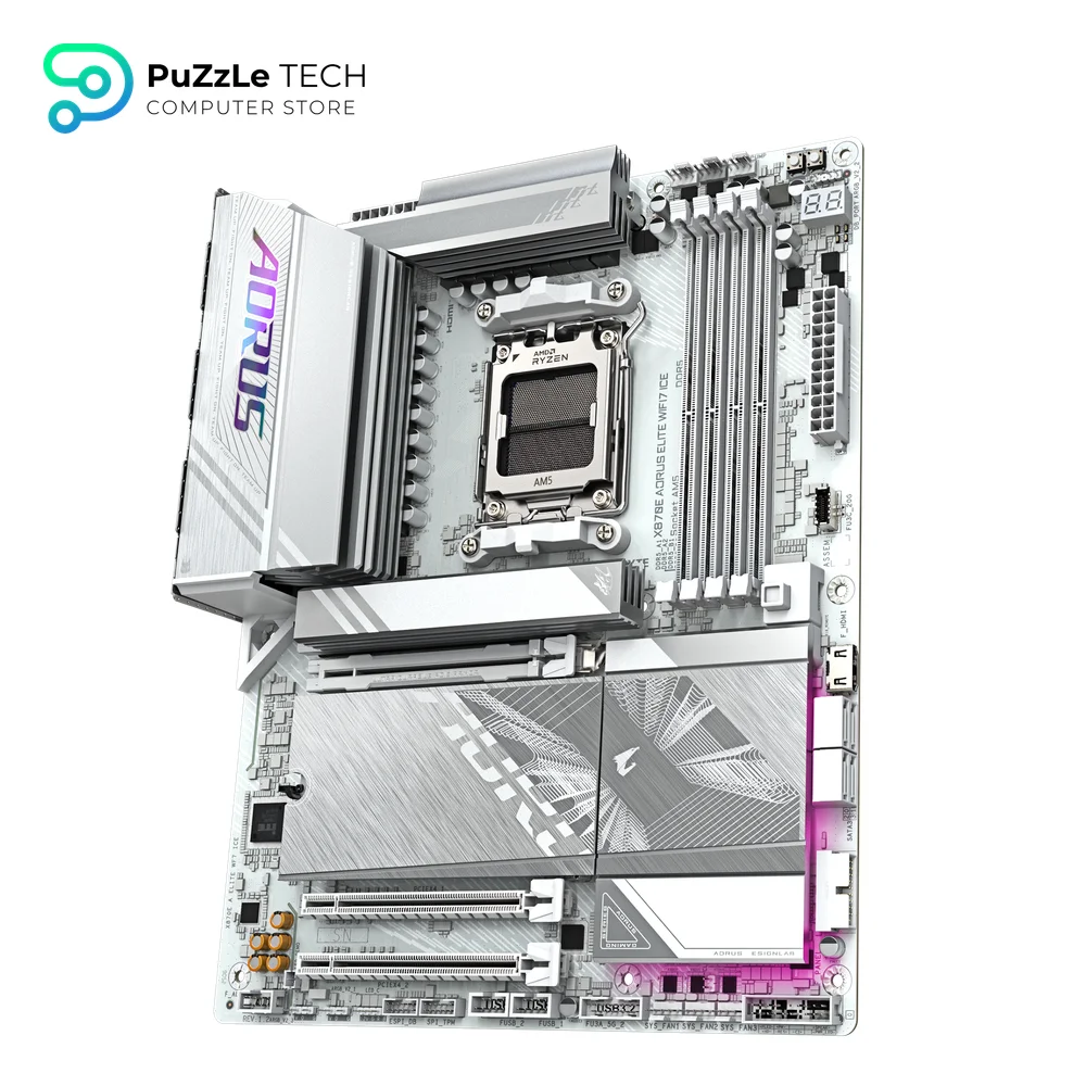 Gigabyte X870E AORUS ELITE WiFi7 ICE AMD AM5 Motherboard 4