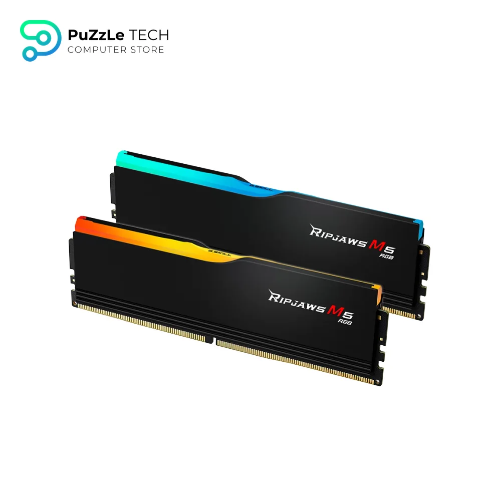 G.Skill Ripjaws S5 Series DDR5 RAM 32GB (2x16GB) DDR5-5200 CL40-40-40-83 1.1V Desktop Computer UDIMM - Matte Black F5-5200J4040A16GX2-RS5K