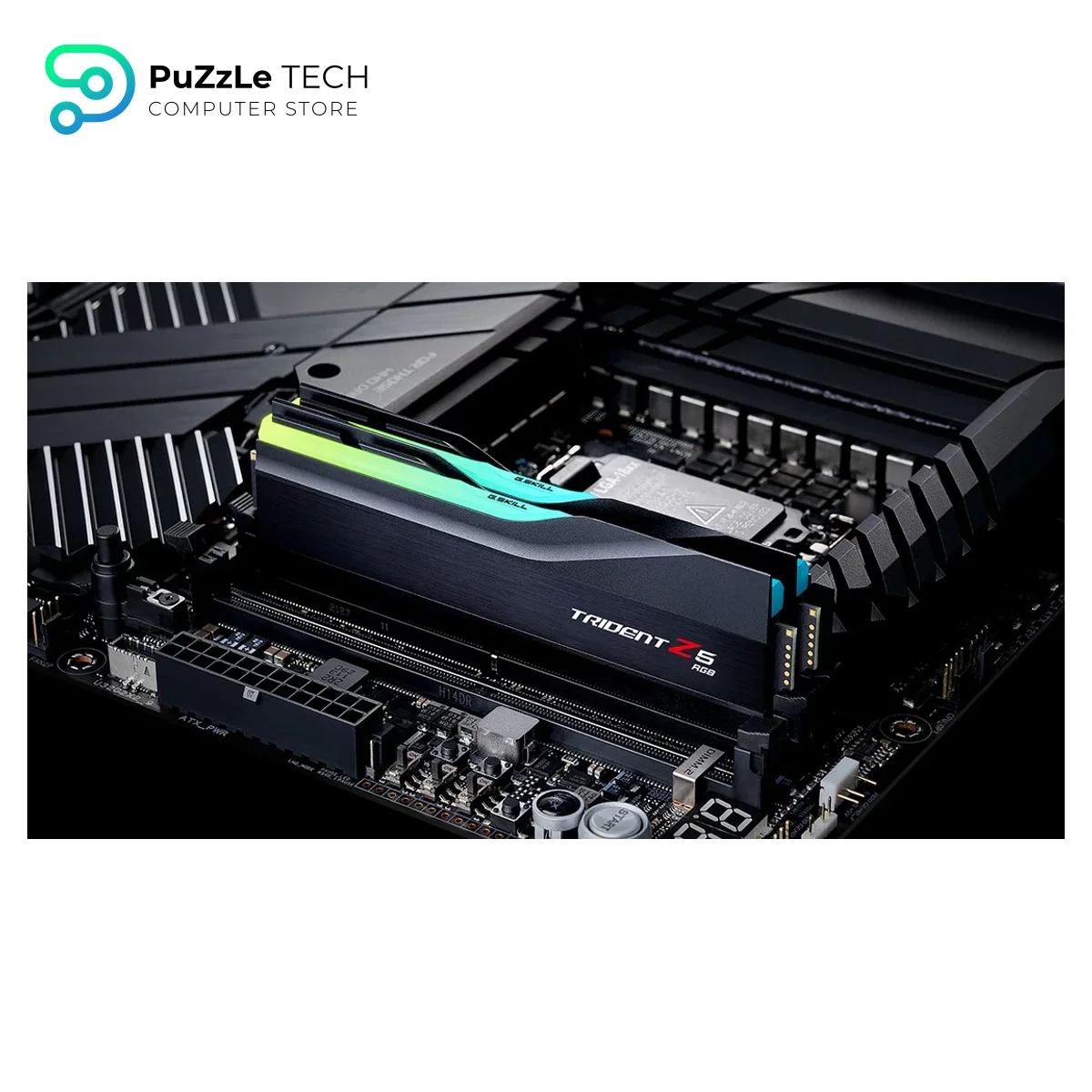 G.Skill Trident Z5 RGB 64GB DDR5-6400 CL32 Gaming Memory Kit - 2x32GB, Intel XMP 3.0, Black 4