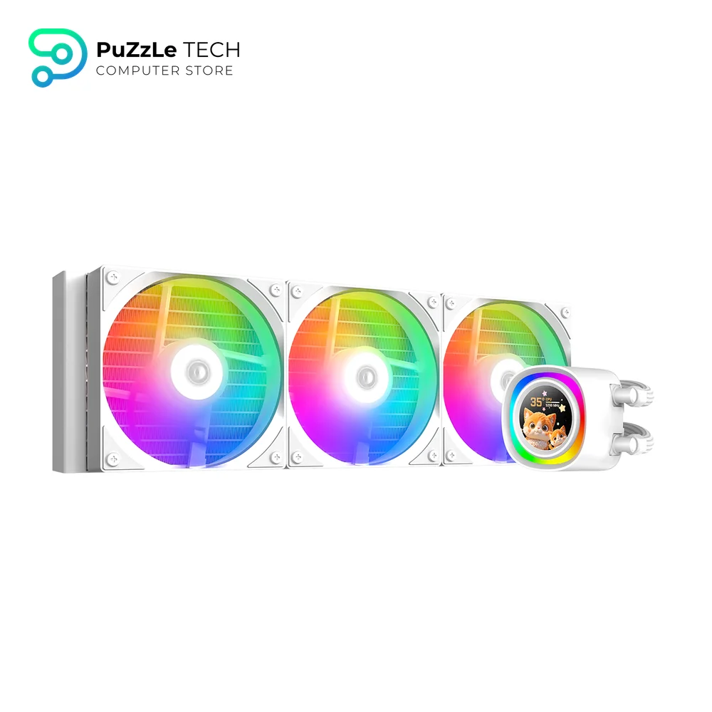 ID-COOLING FX360 LCD GEN 7 Pro Pump ARGB White AIO Liquid Cpu Cooler