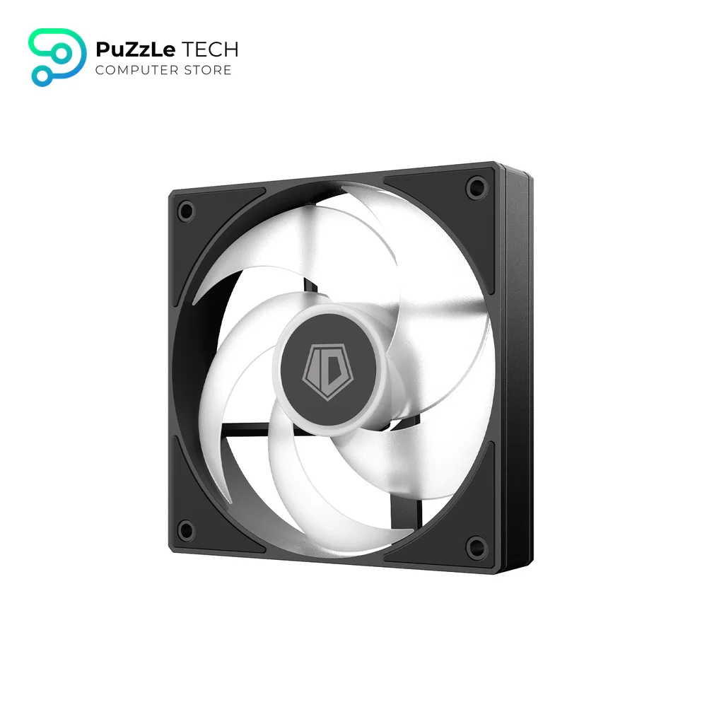 ID-COOLING AS-120-ARGB-K TRIO ARGB PWM Durable Hydraulic Bearing White 3 Fans