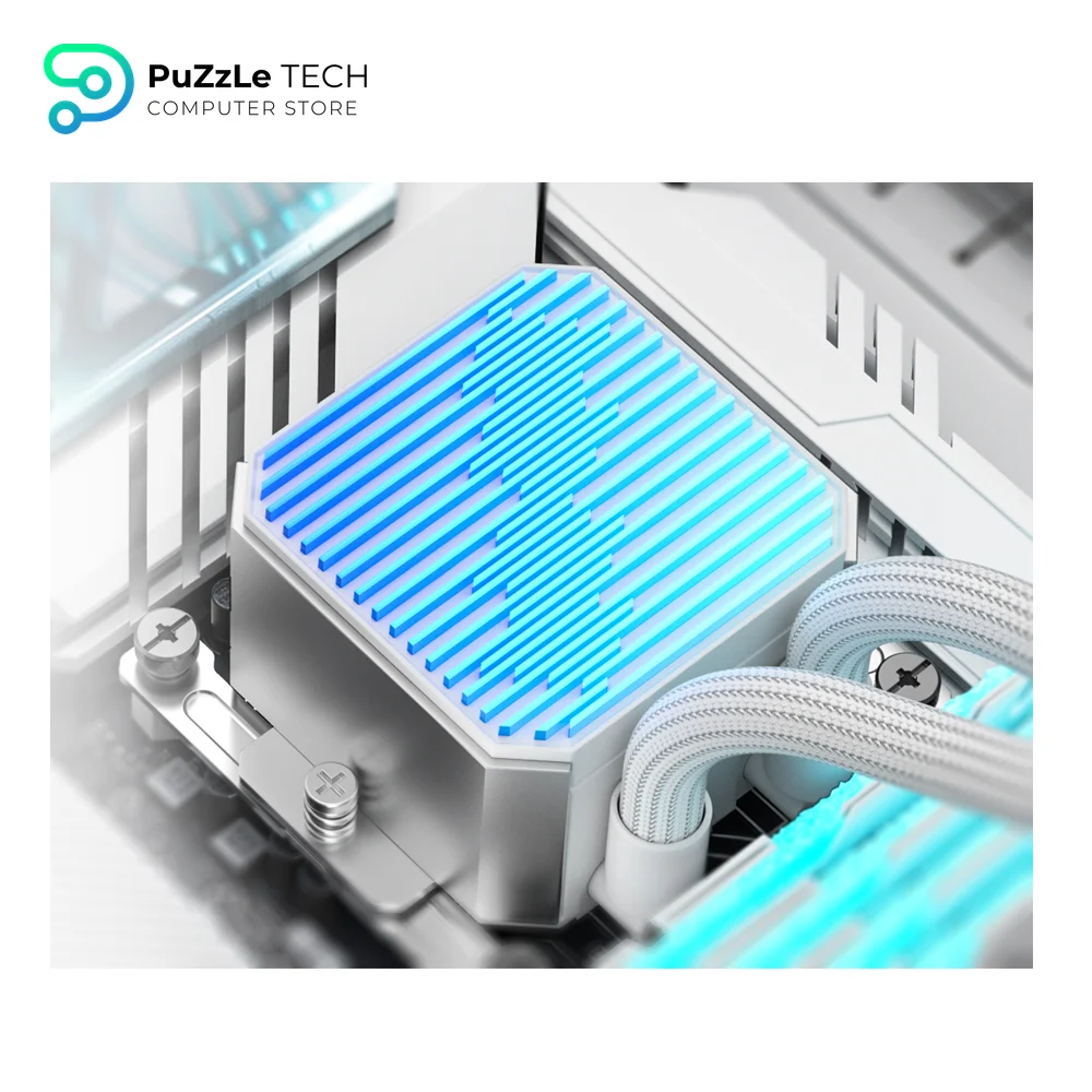 ID-COOLING DX360 MAX GEN 7 Pump White AIO Liquid Cpu Cooler 6