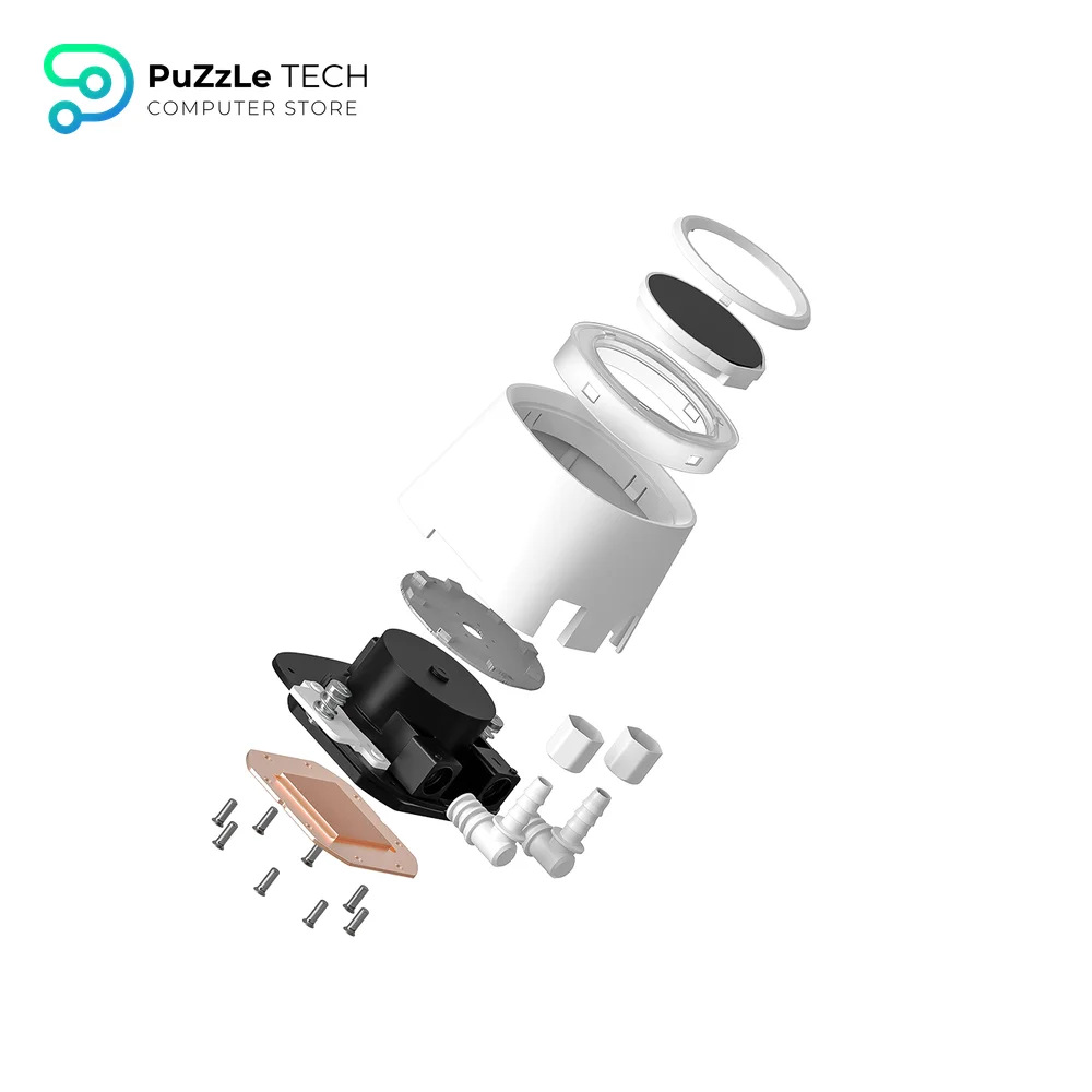 ID-COOLING FX360 LCD GEN 7 Pro Pump ARGB White AIO Liquid Cpu Cooler 7