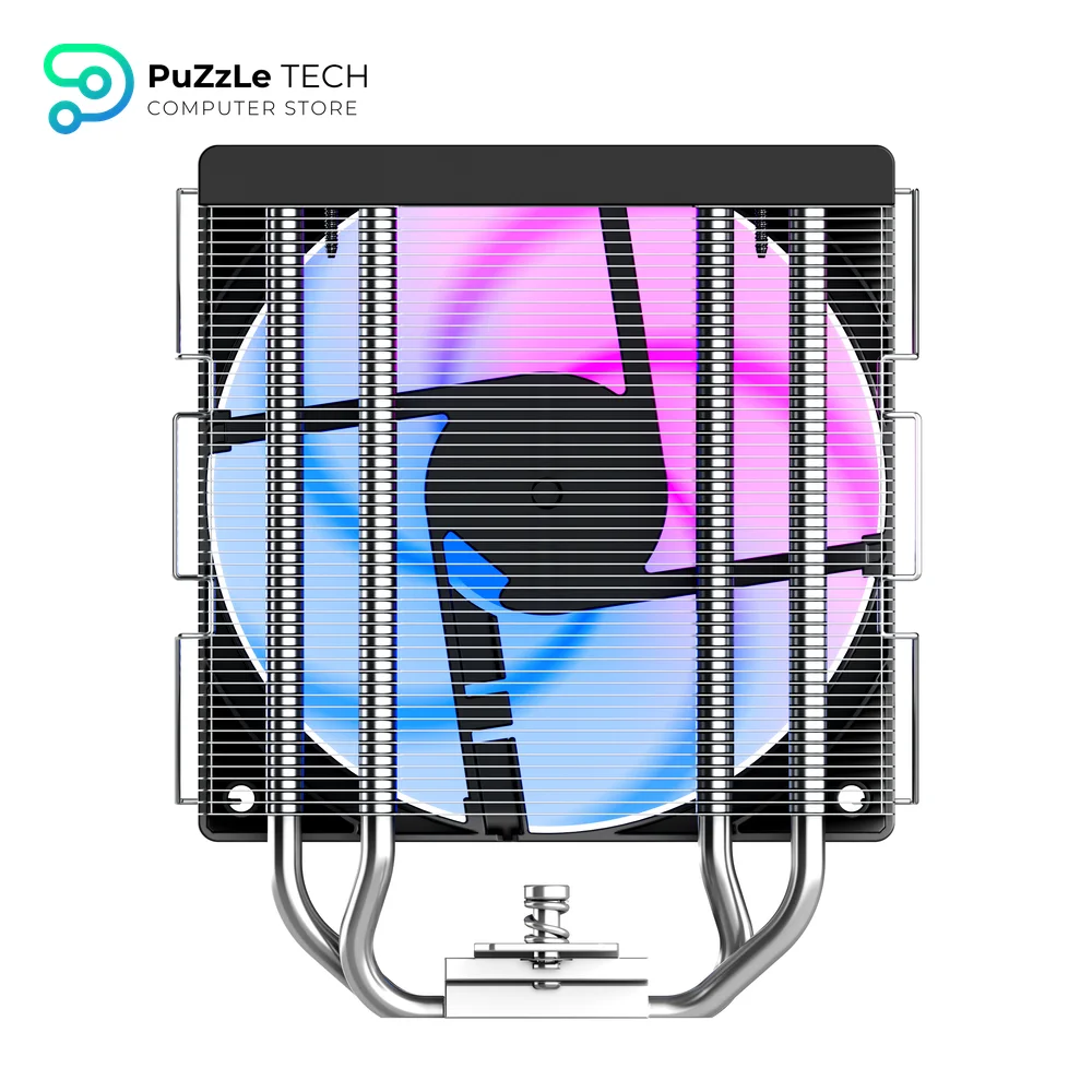 ID-COOLING SE-214-XT V2 Auto RGB 4 Heatpipe Direct Touch With 120mm Hydraulic Bearing Fan Air Cpu Cooler 6