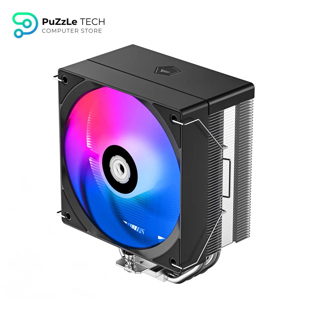 ID-COOLING SE-214-XT V2 Auto RGB 4 Heatpipe Direct Touch With 120mm Hydraulic Bearing Fan Air Cpu Cooler 5