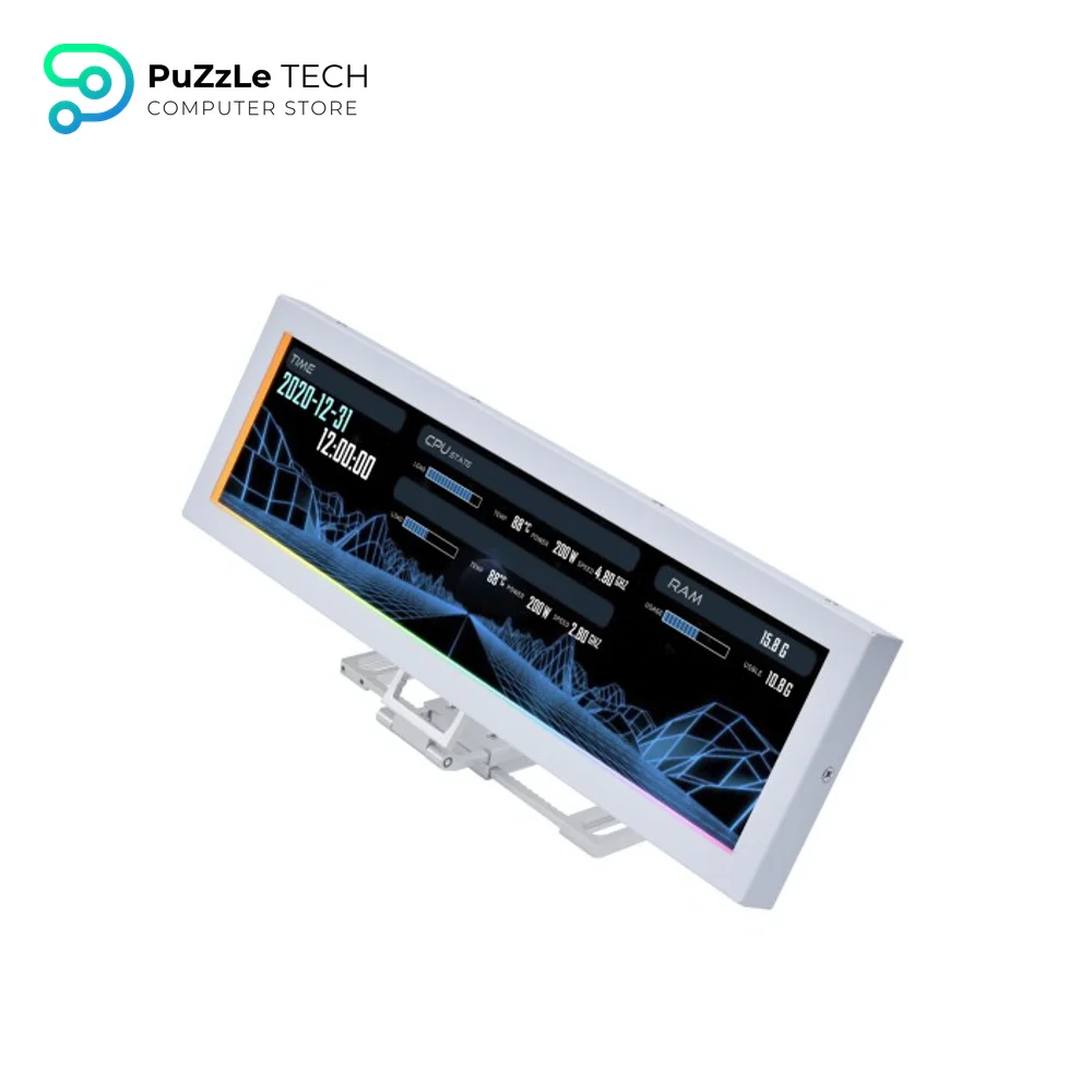 Lian Li 8.8 Inch 1920 x 480 Pix IPS 60Hz refresh rate 500 nits Usb White Universal Screen