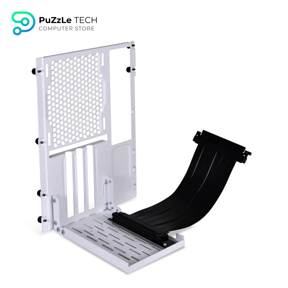 Lian Li O11Dmini-1X-4 Pcie4 White Vertical Bracket GPU Holder Kit