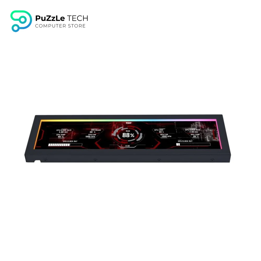Lian Li 8.8 Inch 1920 x 480 Pix IPS  60Hz refresh rate 500 nits Usb Black Universal Screen 3