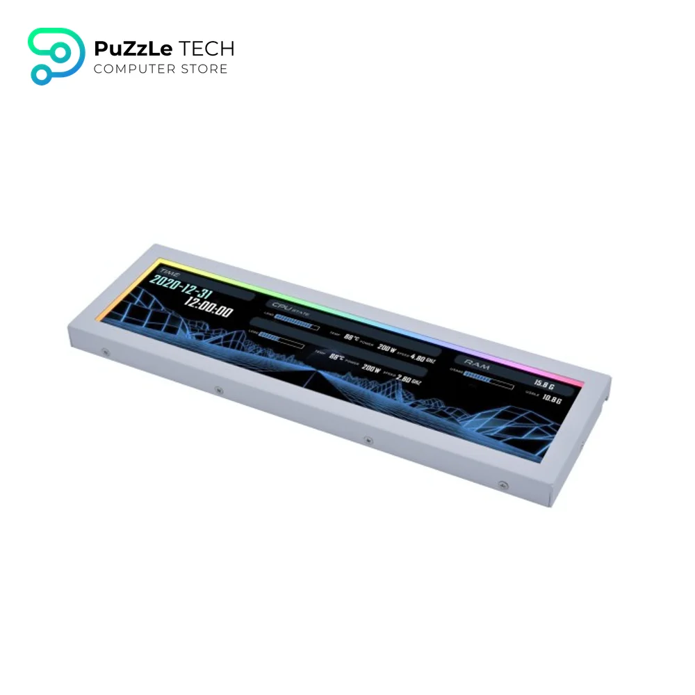 Lian Li 8.8 Inch 1920 x 480 Pix IPS  60Hz refresh rate 500 nits Usb White Universal Screen 2