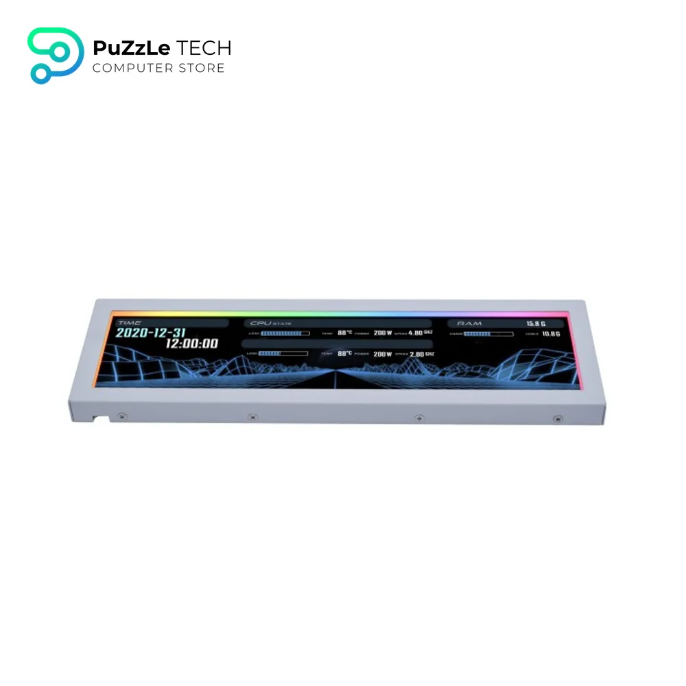 Lian Li 8.8 Inch 1920 x 480 Pix IPS  60Hz refresh rate 500 nits Usb White Universal Screen 4