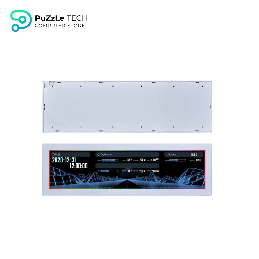 Lian Li 8.8 Inch 1920 x 480 Pix IPS  60Hz refresh rate 500 nits Usb White Universal Screen 5