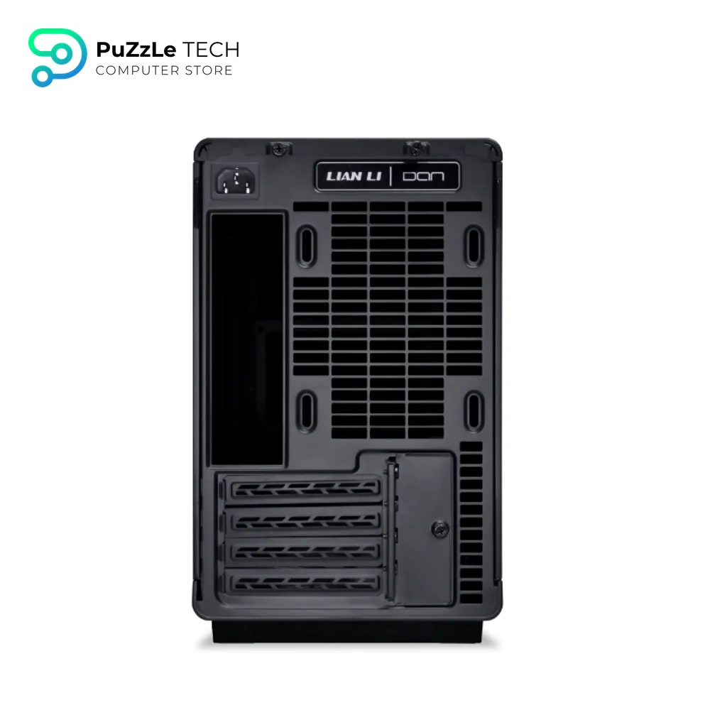 Lian Li DAN A3 Wooden Glass Edition Black Micro Tower Gaming Case 4