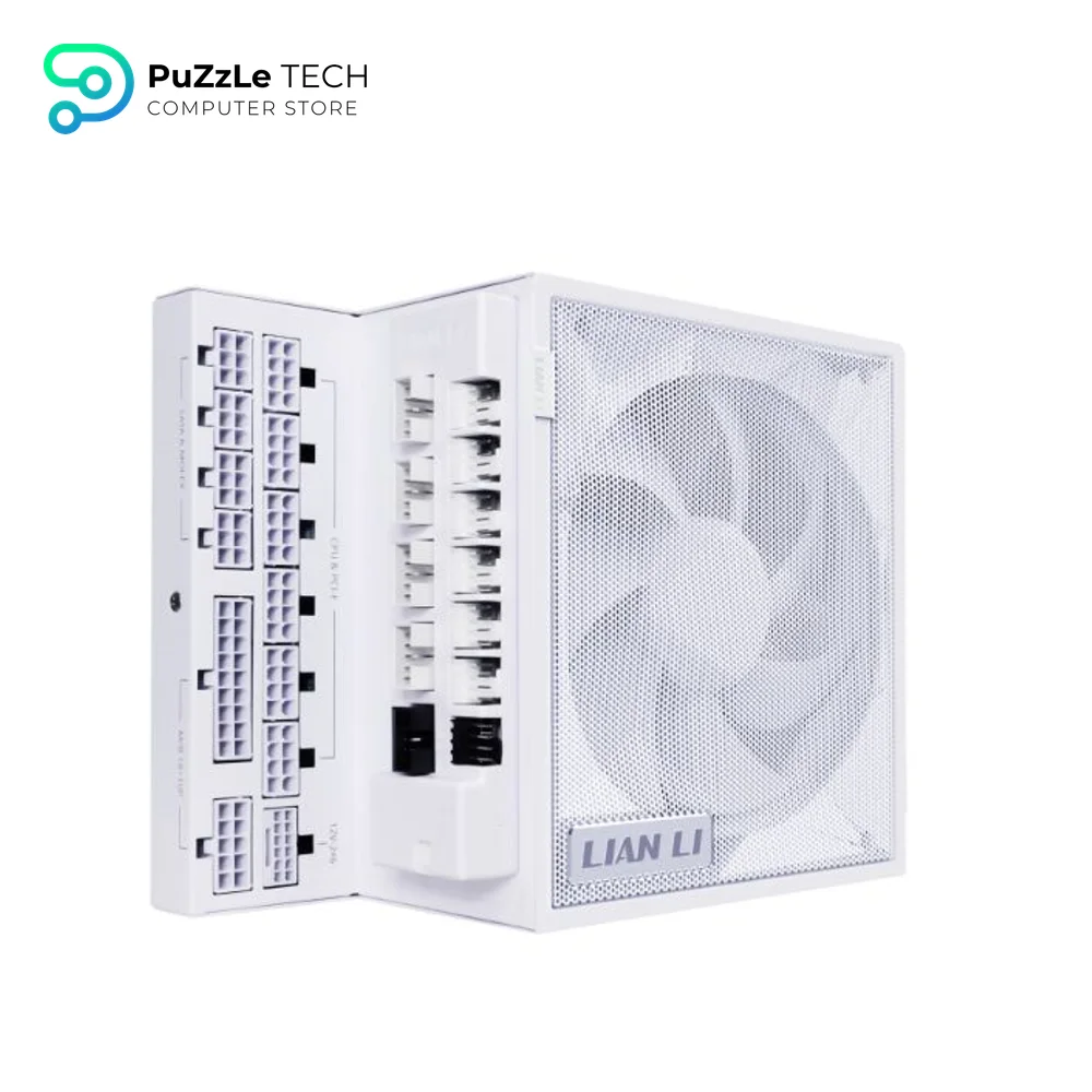 Lian Li Edge Gold EG0850G 850W 80 Plus Gold ATX 3.1 Full Modular White Power Supply