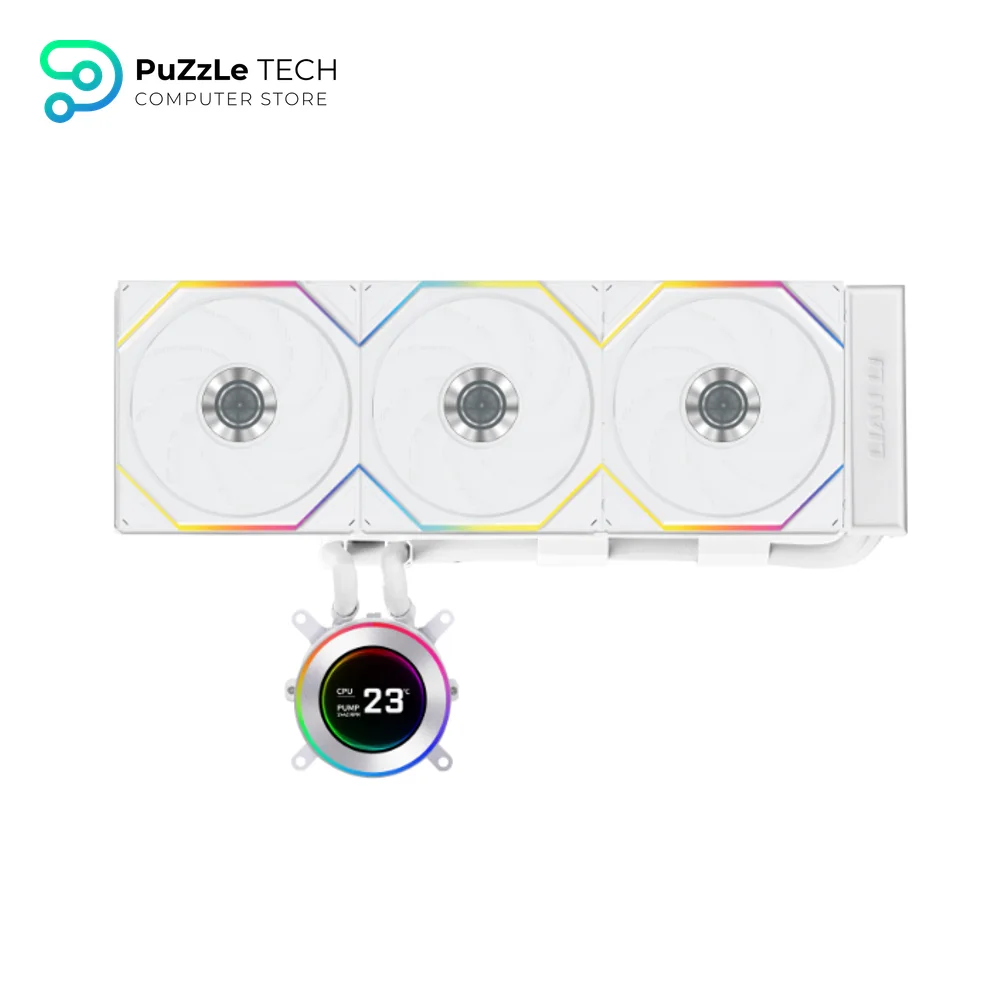 Lian Li HydroShift II LCD-C 360TL 360MM White with UNI FAN TL Wireles AIO Liquid Cpu Cooler 7