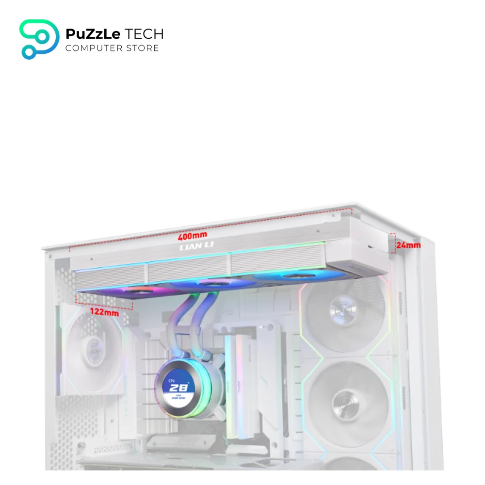 Lian Li HydroShift II LCD-C 360TL 360MM White with UNI FAN TL Wireles AIO Liquid Cpu Cooler 3