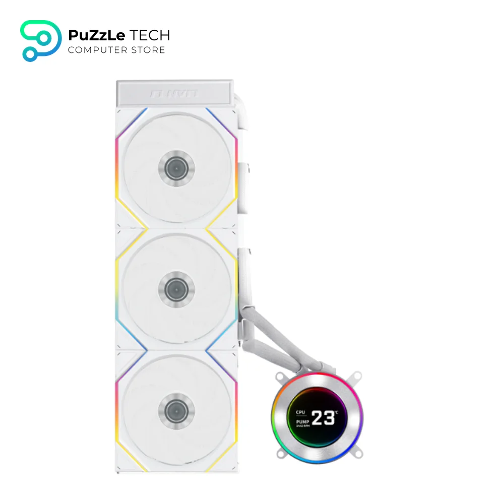 Lian Li HydroShift II LCD-C 360TL 360MM White with UNI FAN TL Wireles AIO Liquid Cpu Cooler 8