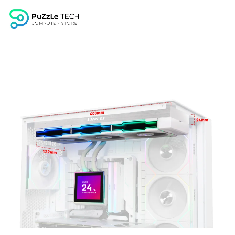 Lian Li HydroShift II LCD-S 360TL 360MM White with UNI FAN TL Wireles AIO Liquid Cpu Cooler 3