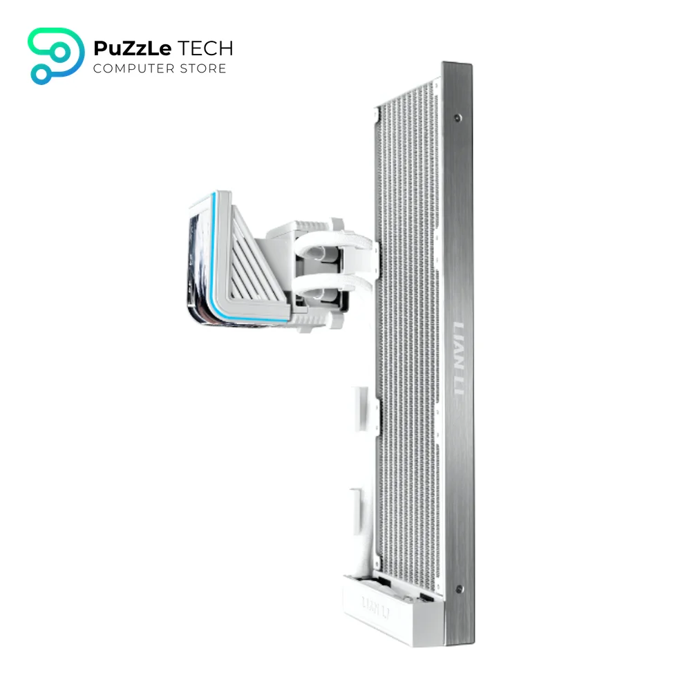 Lian Li HydroShift II Oled Curved 360MM White with UNI FAN P28 V2 AIO Liquid Cpu Cooler 2