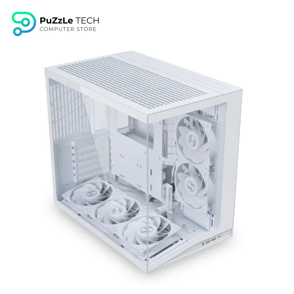 Lian Li O11D Dynamic Mini V2 Flow White Mid Tower Gaming Case 5