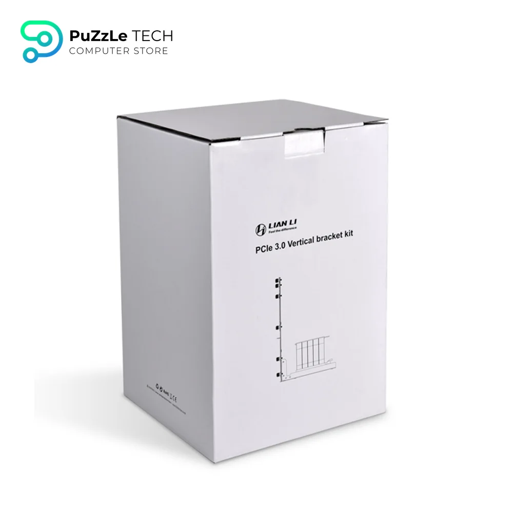 Lian Li O11Dmini-1X-4 Pcie4 White Vertical Bracket GPU Holder Kit 3