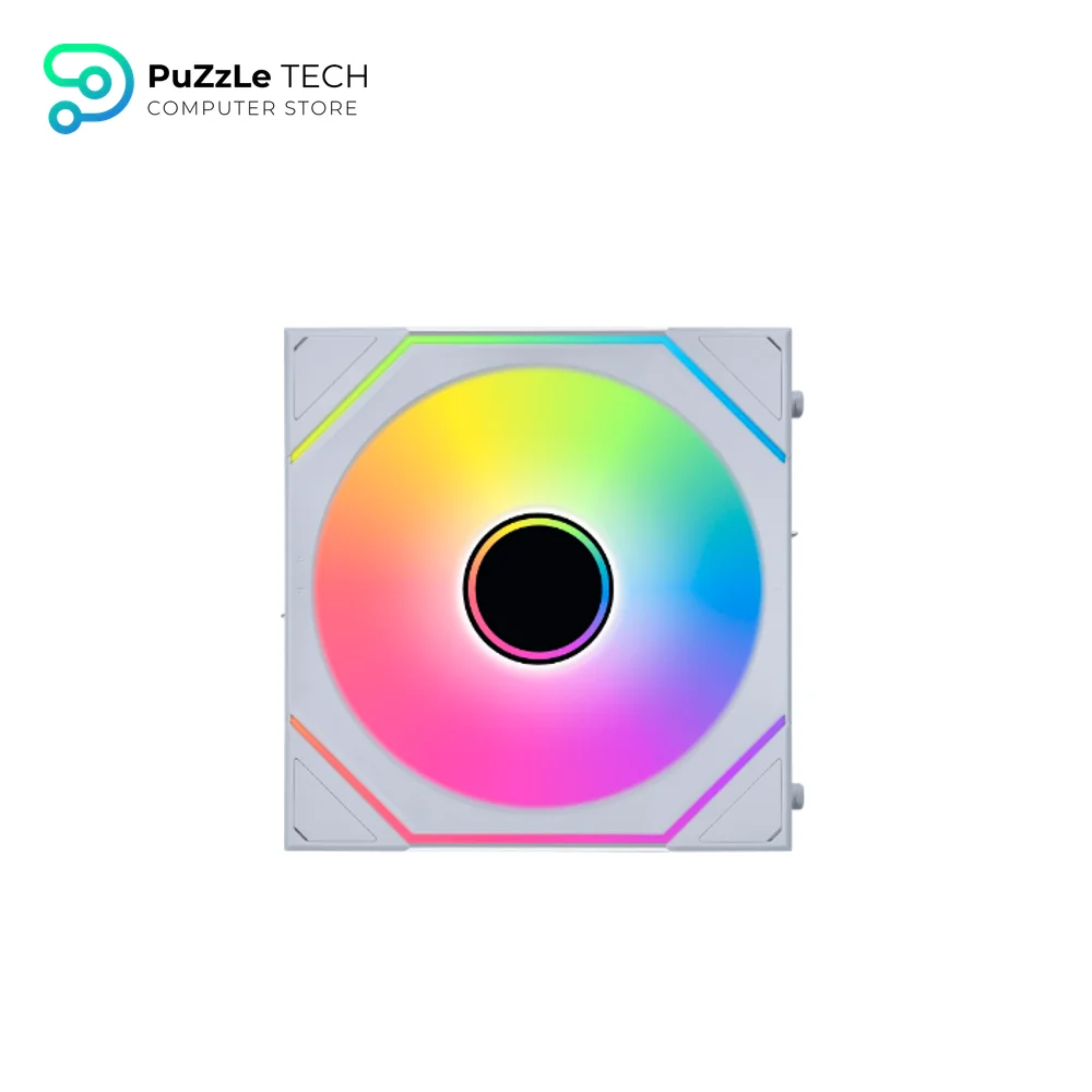 Lian Li UNI Fan SL-INF 120MM ARGB Reverse Blade Revolutionized Daisy Chain White 3 Fans With Controller Fan 5