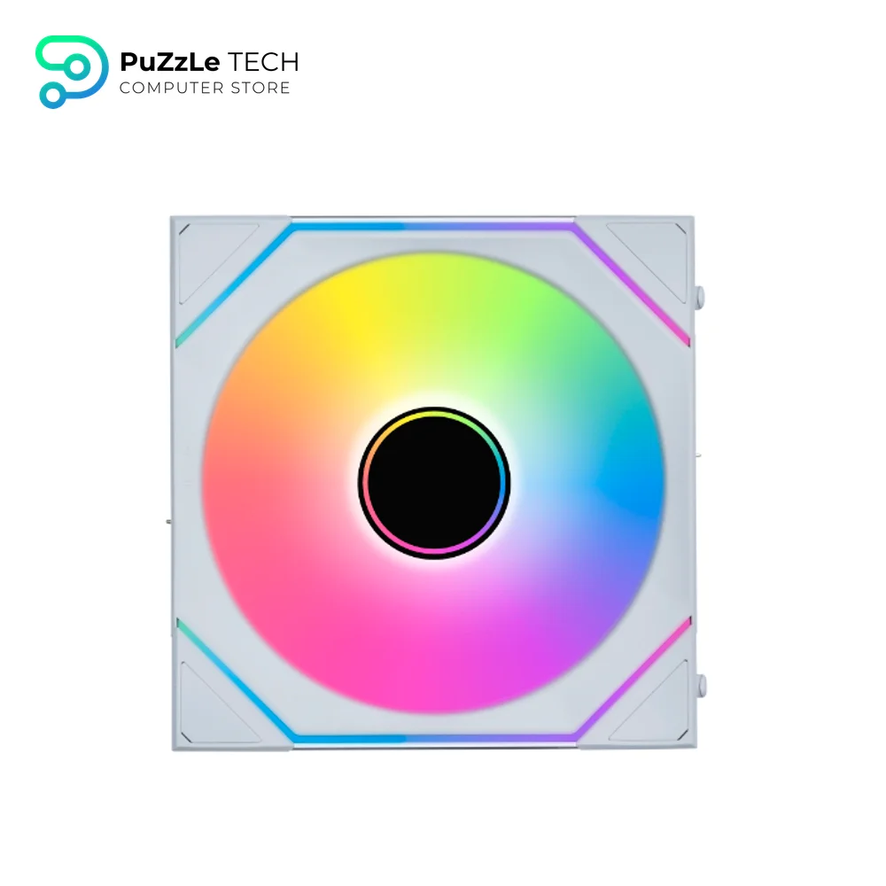 Lian Li UNI Fan SL Infinity Wireless 120 Reversed Blade ARGB White 3 Fans With 2.4 GHz Wireless Controller Fan 13